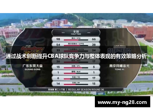 通过战术创新提升CBA球队竞争力与整体表现的有效策略分析