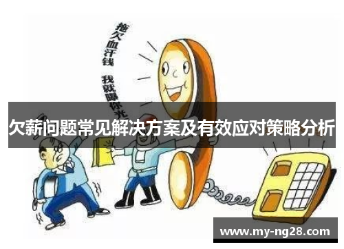 欠薪问题常见解决方案及有效应对策略分析